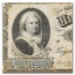 1886 $1.00 Silver Certificate Martha Washington VF (Fr#216)
